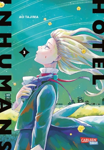 Buchcover und Innenansicht für das Buch: Hotel Inhumans