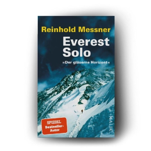 Buchcover und Innenansicht für das Buch: Everest solo