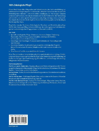 Buchcover und Innenansicht für das Buch: Onkologische Krankenpflege