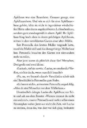 Buchcover und Innenansicht für das Buch: Petronella Apfelmus 01 - Verhext und festgeklebt