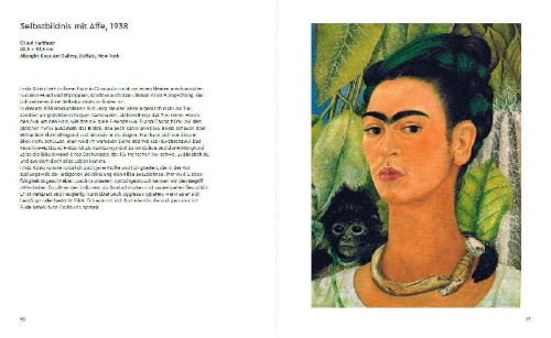 Buchcover und Innenansicht für das Buch: Kahlo