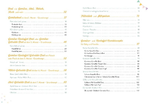 Buchcover und Innenansicht für das Buch: Bio für mein Baby