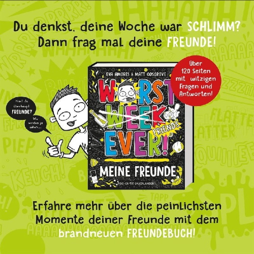 Buchcover und Innenansicht für das Buch: Worst Week Ever- Wednesday