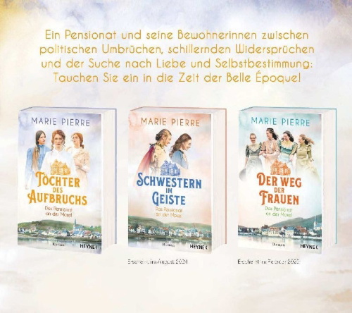 Buchcover und Innenansicht für das Buch: Töchter des Aufbruchs