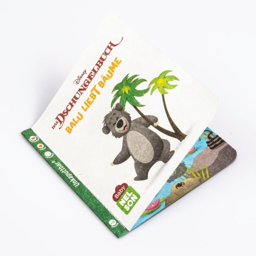 Buchcover und Innenansicht für das Buch: Baby Nelson (unkaputtbar) 3: Disney: Dschungelbuch: Balu liebt Bäume