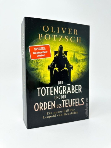 Buchcover und Innenansicht für das Buch: Der Totengräber und der Orden des Teufels