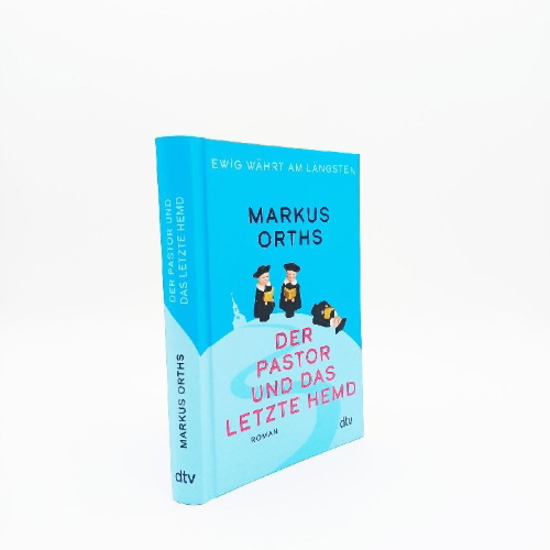 Buchcover und Innenansicht für das Buch: Ewig währt am längsten - Der Pastor und das letzte Hemd