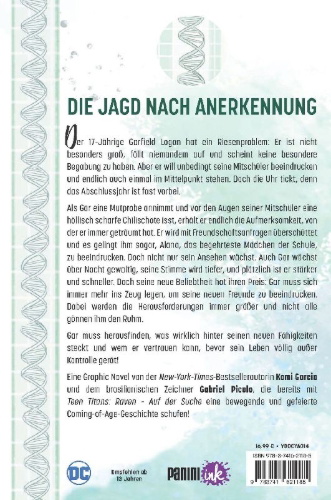 Buchcover und Innenansicht für das Buch: Teen Titans: Beast Boy