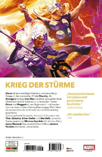 Buchcover und Innenansicht für das Buch: Storm (2024) #6-#12