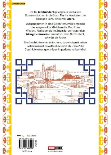 Buchcover und Innenansicht für das Buch: Jaadugar: Eine Hexe in der Mongolei 01