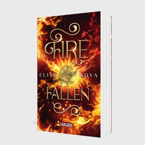 Buchcover und Innenansicht für das Buch: Fire Falling