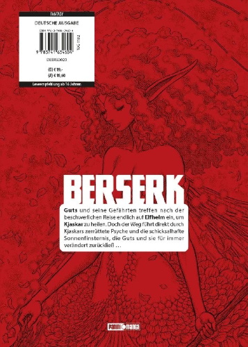 Buchcover und Innenansicht für das Buch: Berserk: Ultimative Edition 20