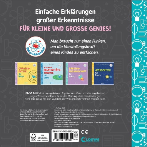 Buchcover und Innenansicht für das Buch: Artificial Intelligence for Babies (OT)