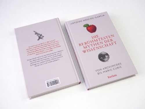 Buchcover und Innenansicht für das Buch: Et la pomme ne tomba pas sur la tête de Newton. Ces petits men-songes qui ...