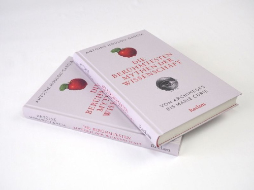Buchcover und Innenansicht für das Buch: Et la pomme ne tomba pas sur la tête de Newton. Ces petits men-songes qui ...
