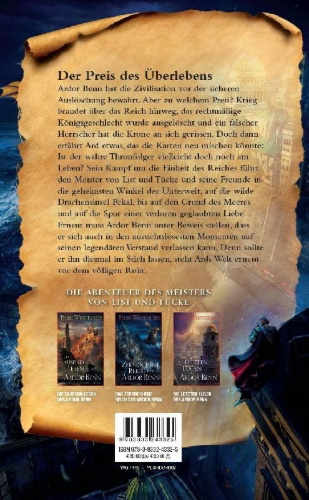 Buchcover und Innenansicht für das Buch: The Shattered Realm of Ardor Benn