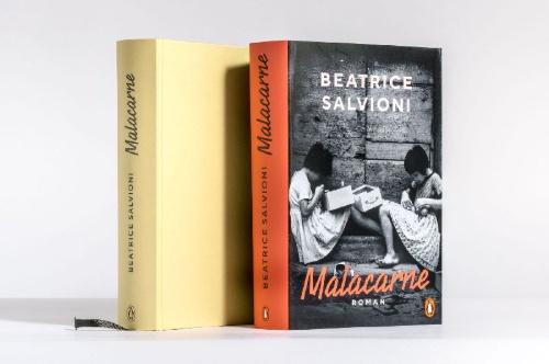 Buchcover und Innenansicht für das Buch: La Malacarne