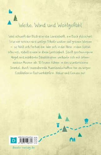 Buchcover und Innenansicht für das Buch: Rhön. Radeln für die Seele