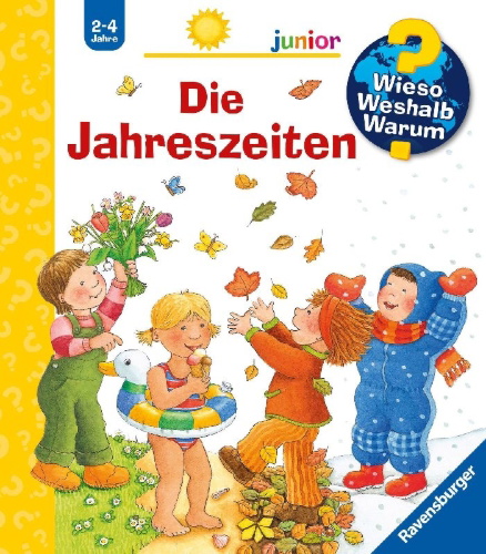 Buchcover und Innenansicht für das Buch: Wieso? Weshalb? Warum? junior, Band 10: Die Jahreszeiten