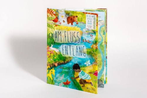 Buchcover und Innenansicht für das Buch: The River That Flows Beside Me