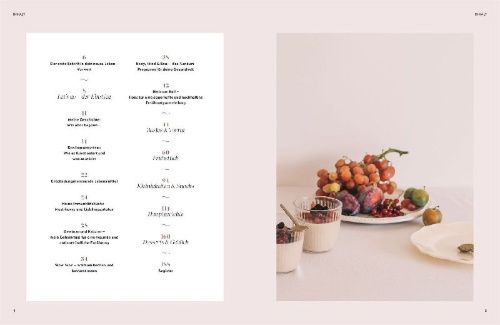 Buchcover und Innenansicht für das Buch: Healing Kitchen - gesund mit anti-entzündlicher Ernährung