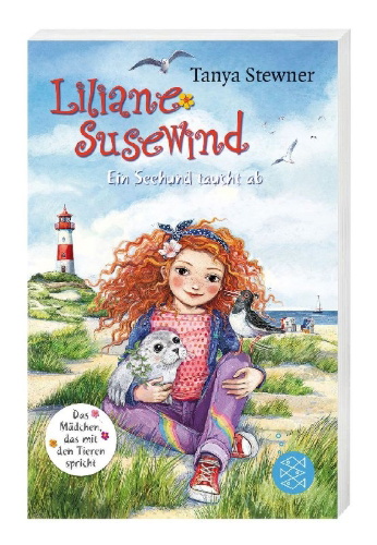 Buchcover und Innenansicht für das Buch: Liliane Susewind - Ein Seehund taucht ab