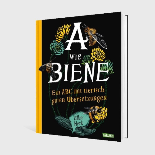 Buchcover und Innenansicht für das Buch: A is for Bee