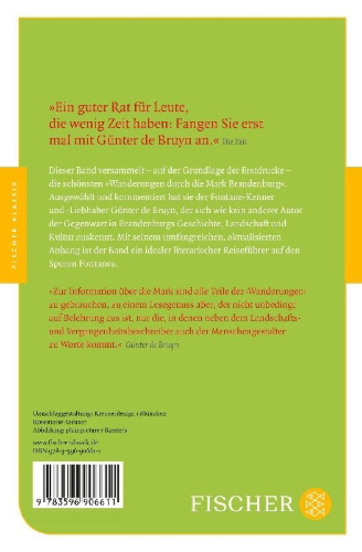 Buchcover und Innenansicht für das Buch: Die schönsten Wanderungen durch die Mark Brandenburg