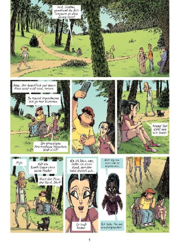 Buchcover und Innenansicht für das Buch: Die Albtraumjäger. Band 6