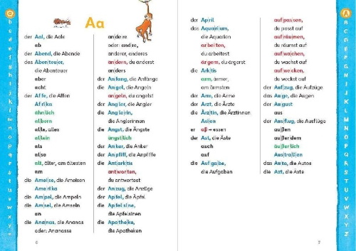 Buchcover und Innenansicht für das Buch: Duden - Das Grundschulwörterbuch