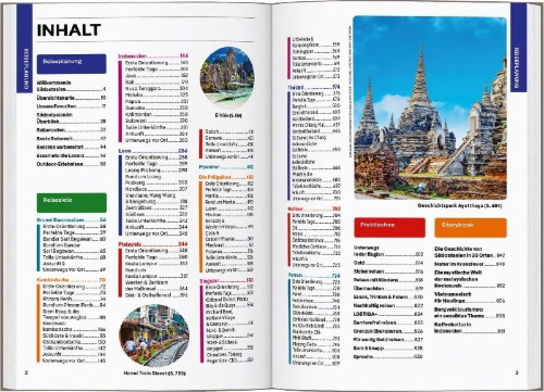 Buchcover und Innenansicht für das Buch: LONELY PLANET Reiseführer Südostasien