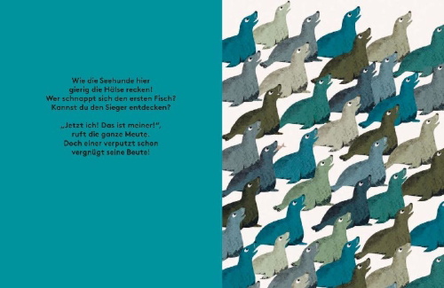 Buchcover und Innenansicht für das Buch: The Odd One Out. A spotting book