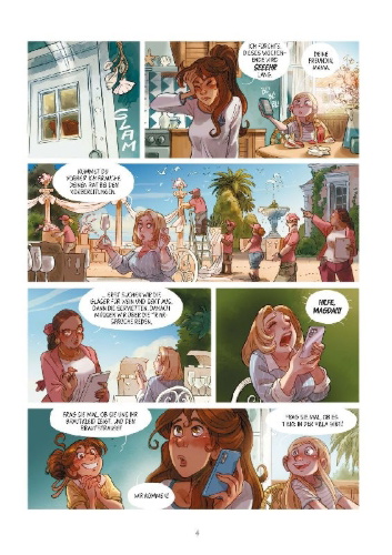 Buchcover und Innenansicht für das Buch: Les soeurs Gremillet 6