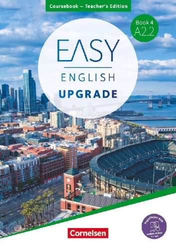 Buchcover und Innenansicht für das Buch: Easy English Upgrade. Book 4 - A2.2 - Coursebook - Teacher's Edition