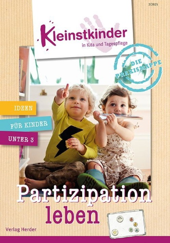 Buchcover und Innenansicht für das Buch: Die Praxismappe: Partizipation leben
