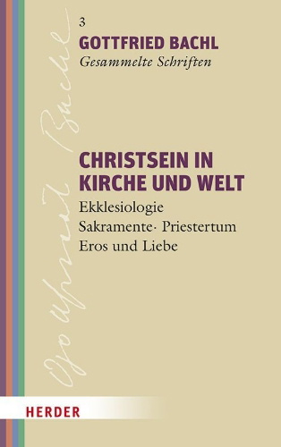 Buchcover und Innenansicht für das Buch: Christsein in Kirche und Welt