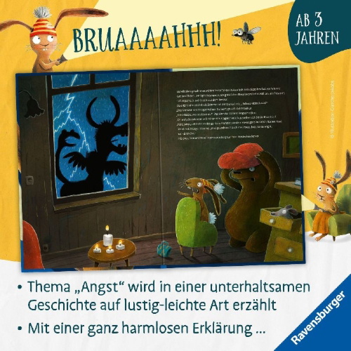 Buchcover und Innenansicht für das Buch: Hase Hibiskus und das grausige Gruseln