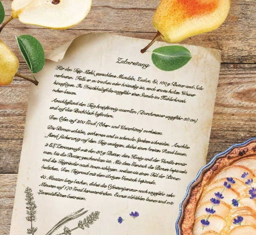 Buchcover und Innenansicht für das Buch: Das Leuchten von Lavendel