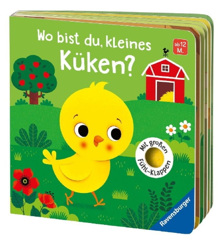 Buchcover und Innenansicht für das Buch: Wo bist du, kleines Küken?