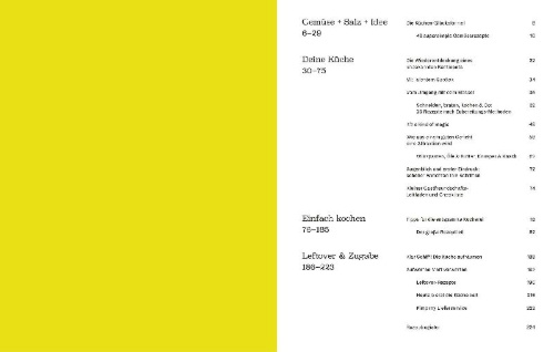Buchcover und Innenansicht für das Buch: Simple & Clever Cooking