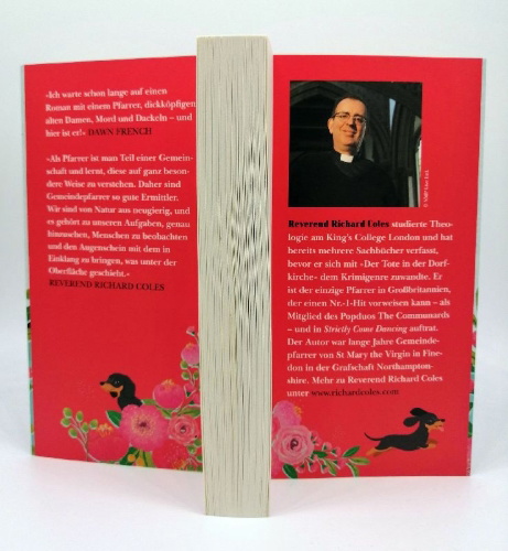 Buchcover und Innenansicht für das Buch: Murder Before Evensong. A Canon Clement Mystery