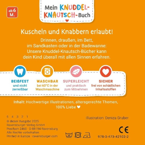 Buchcover und Innenansicht für das Buch: Mein Knuddel-Knautsch-Buch - Sachen suchen. Beim Einkaufen