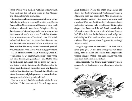 Buchcover und Innenansicht für das Buch: Lukas Undercover - Voll verpeilt ist halb gerettet