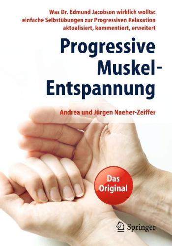 Buchcover und Innenansicht für das Buch: Progressive Muskel-Entspannung
