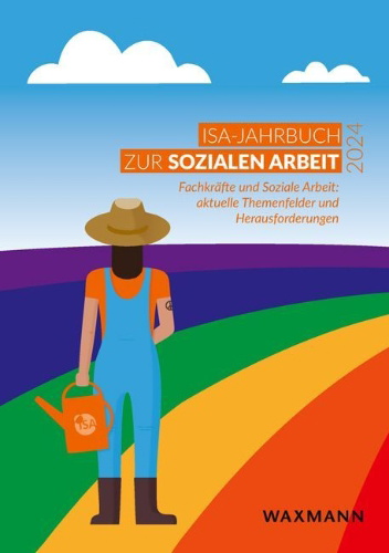 Buchcover und Innenansicht für das Buch: ISA-Jahrbuch zur Sozialen Arbeit 2024