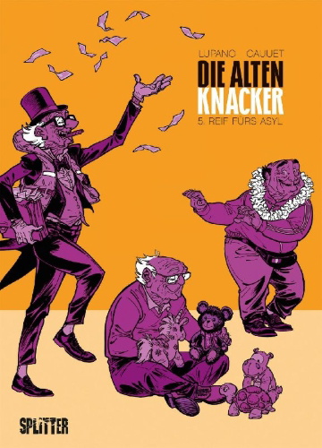 Buchcover und Innenansicht für das Buch: Les vieux fourneaux