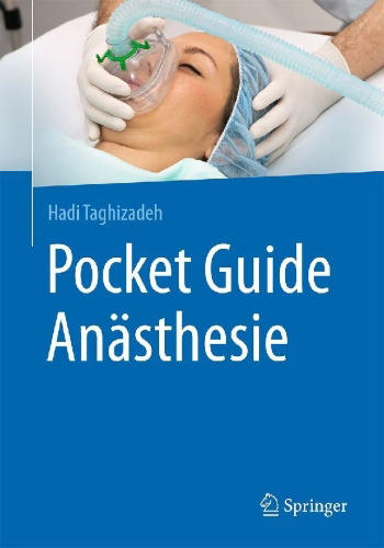 Buchcover und Innenansicht für das Buch: Pocket Guide Anästhesie