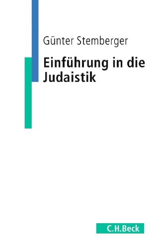Buchcover und Innenansicht für das Buch: Einführung in die Judaistik