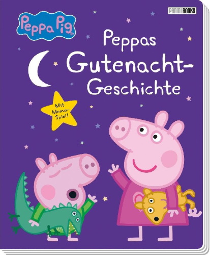 Buchcover und Innenansicht für das Buch: Peppa Pig: Peppas Gutenachtgeschichte