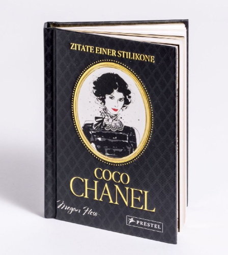 Buchcover und Innenansicht für das Buch: Coco Chanel: Words from a Fashion Icon